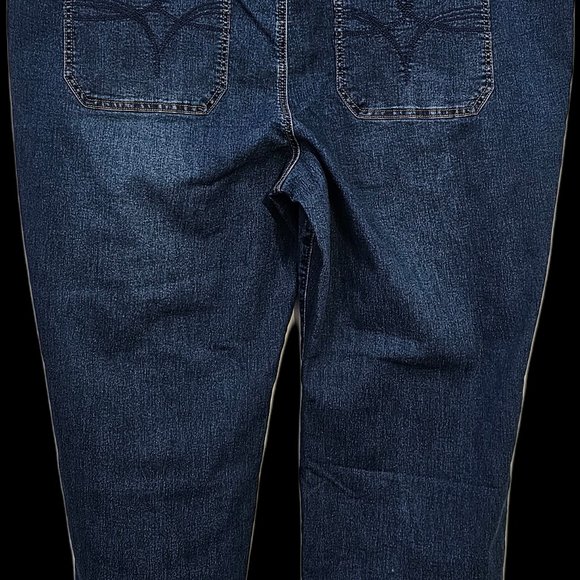 NWT Pennington pull on blue jean , straight leg size 28 - Picture 2 of 3